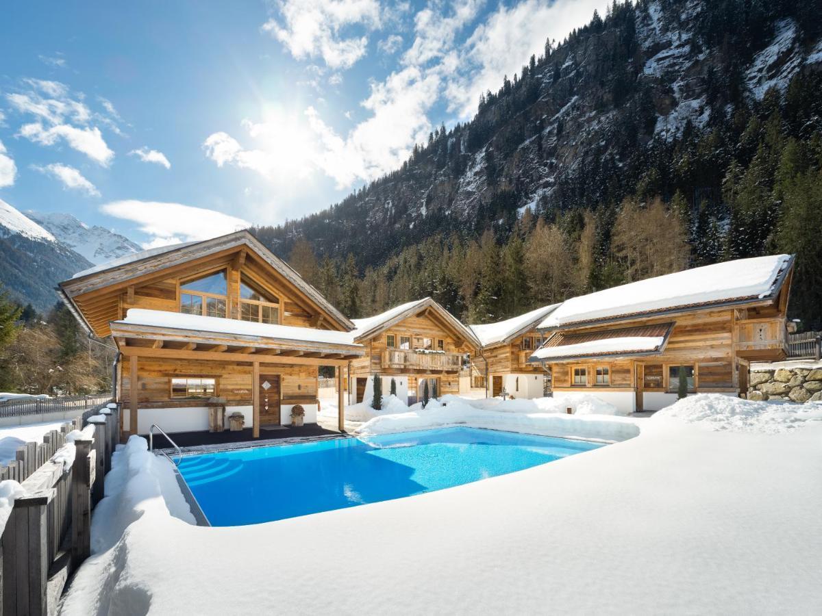 Wellnesshuettendorf Wiese Sankt Leonhard im Pitztal Kültér fotó