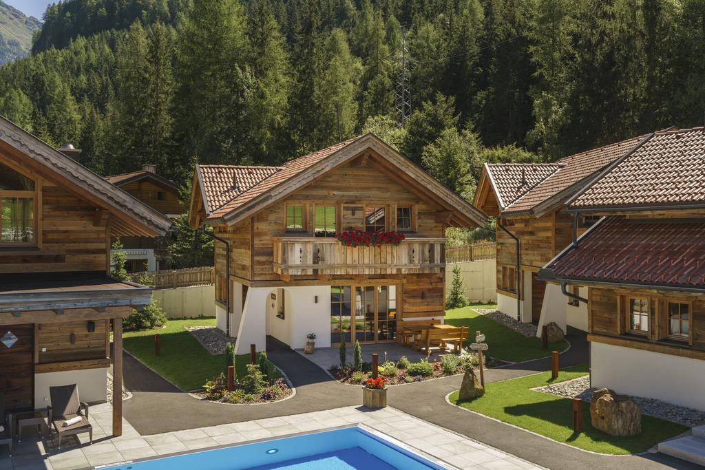 Wellnesshuettendorf Wiese Sankt Leonhard im Pitztal Kültér fotó