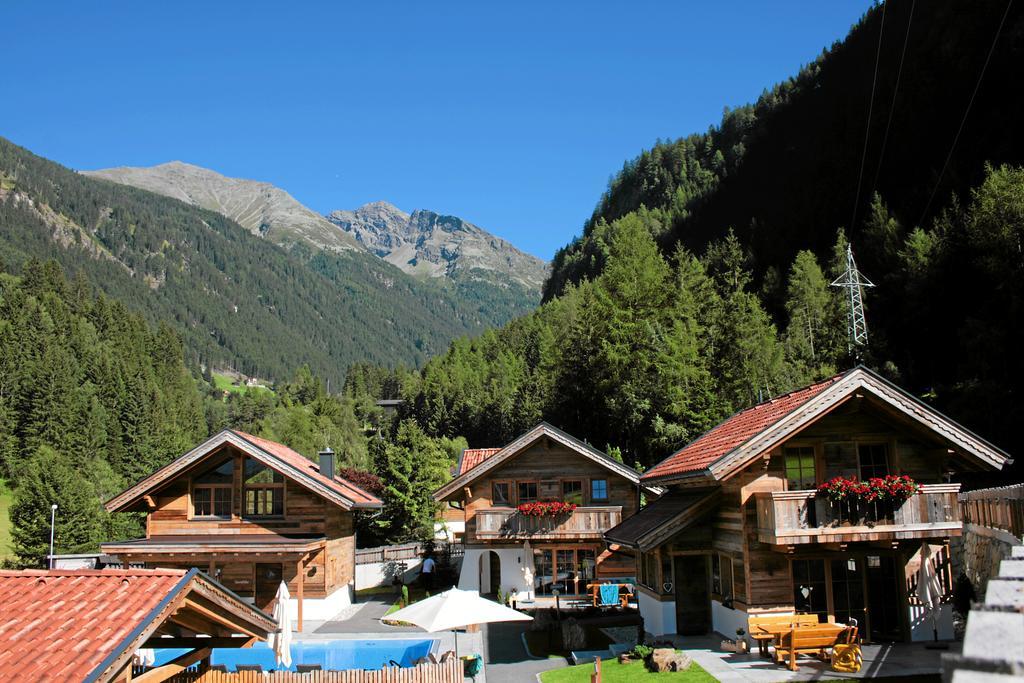 Wellnesshuettendorf Wiese Sankt Leonhard im Pitztal Kültér fotó